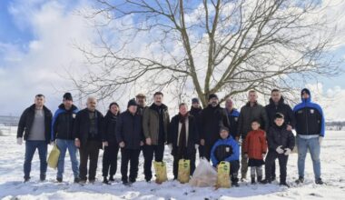 BAŞKAN ERCAN ÖZEL SOĞUK HAVALARDA YABAN HAYATI UNUTMADI