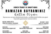 Gemlik Ticaret ve Sanayi Odası Ramazan Bayramınızı Kutlar (Görüntülü)
