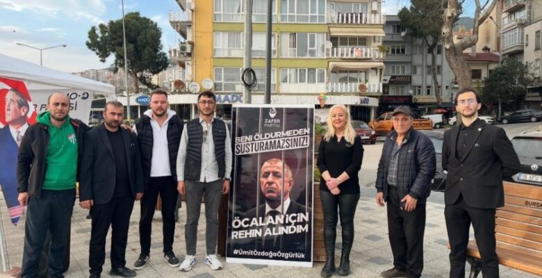 Gemlik’te “Ümit Özdağ’a Özgürlük” Kampanyası