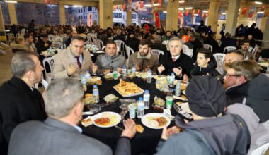 Orhaneli iftar sofrasında bir araya geldi