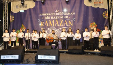 Bursalı çocuklardan Su Günü’ne özel konser