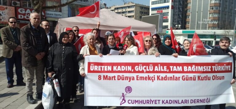 CUMHURİYET KADINLARI DERNEĞİ; “GÜÇLÜ KADIN, GÜÇLÜ AİLE  GÜÇLÜ TÜRKİYE”
