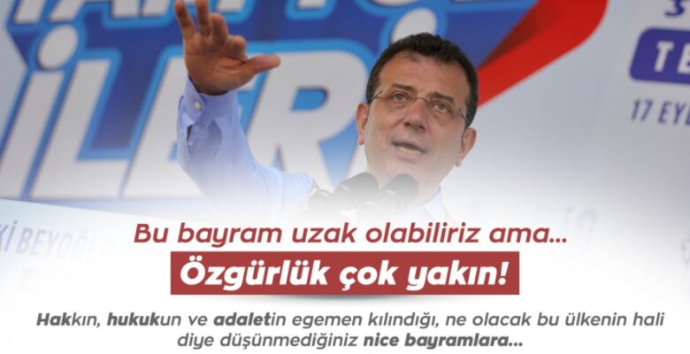 CHP Gemlik; “Hak ve Adaletin Yeniden Tesisi Umuduyla Bayramımız Kutlu Olsun”