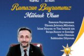 Ak Parti Gemlik İlçe Başkanı Mehmet Taşar’dan Ramazan Bayramı Mesajı