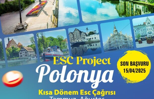 İNEGÖL BELEDİYESİ EURODESK NOKTASINDAN POLONYA ÇAĞRISI
