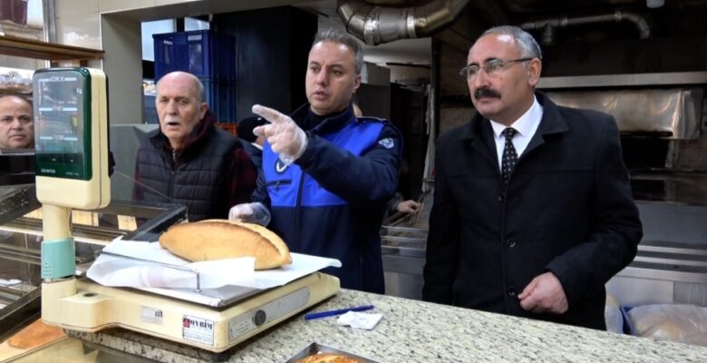 Gemlik’te Ramazan Pidesine Gramaj Denetimi