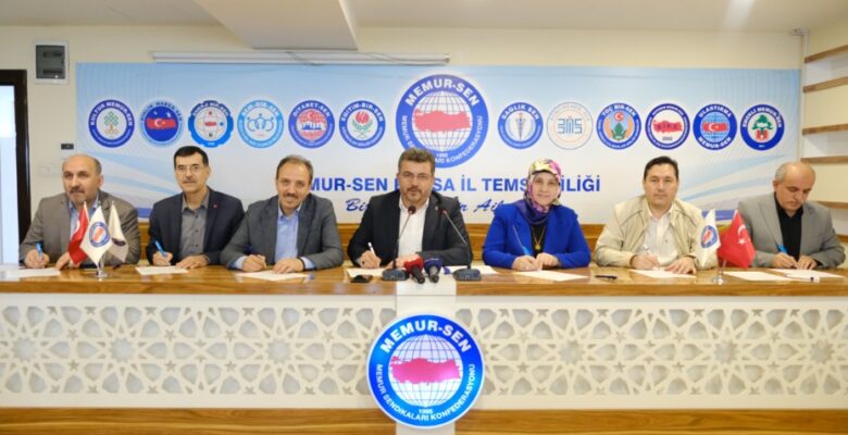 Memur-Sen Bursa imza kampanyası başlattı 