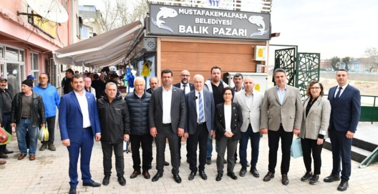 Mustafakemalpaşa Balık Pazarı Yeni Yerinde Hizmete Açıldı