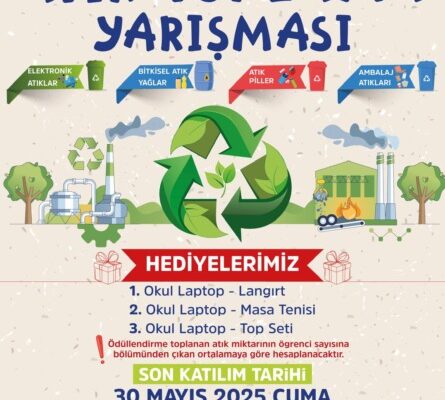 Okullar Arası Ödüllü Atık Toplama Yarışması başladı