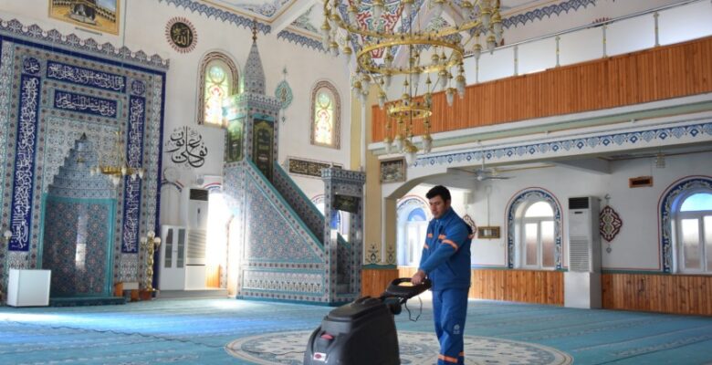 YILDIRIM’DA CAMİLERE RAMAZAN TEMİZLİĞİ