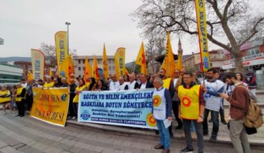 EĞİTİM SEN’İ HEDEF GÖSTERENLER AÇIKÇA SUÇ İŞLEMEKTEDİR!