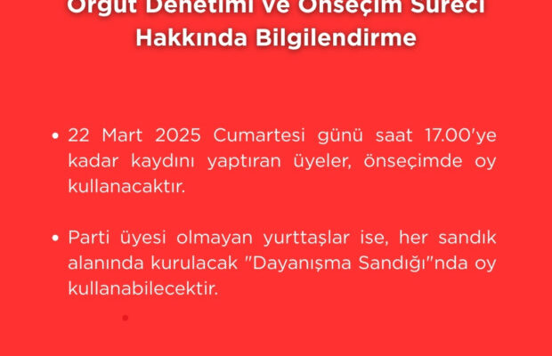 CHP Gemlik’ten Dayanışmaya Davet