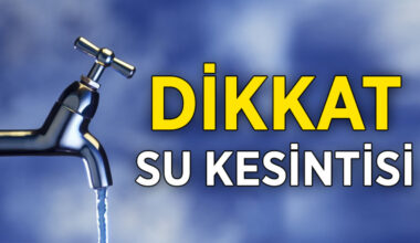 GEMLİK’TE SU KESİNTİSİ