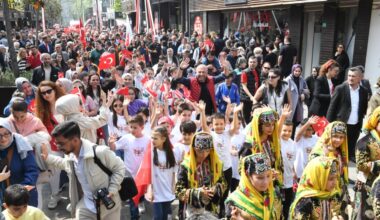 Osmangazi’de 23 Nisan coşkusu caddelere sığmadı
