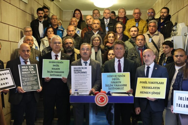 ORHAN SARIBAL; “İKLİM KANUNU DEĞİL, SERMAYE DOSTU TİCARET SÖZLEŞMESİ”