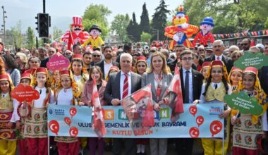 Bursa Büyükşehir’den 23 Nisan’a coşkulu kutlama