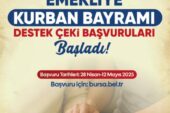 Büyükşehir’den emeklilere ‘Kurban Bayramı destek çeki’