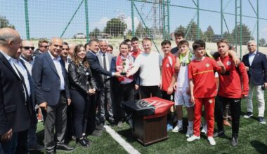 Amatör futbol camiası bir tesis daha kazandı