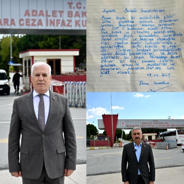 BOZBEY VE YEŞİLTAŞ İMAMOĞLU’NU ZİYARET ETTİ