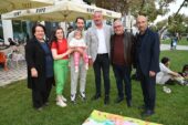 Karacabey Belediyesi Atatürk Kültür Parkı’nı aydınlatıyor