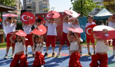 Nilüfer’in kreşlerinde 23 Nisan coşkusu Nilüfer’in kreşlerinde 23 Nisan coşkusu