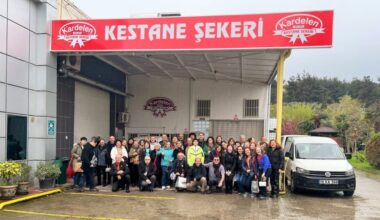 Görükle MTAL Öğrencileri Kardelen Kestane Şekeri Üretimini Yerinde Gözlemledi