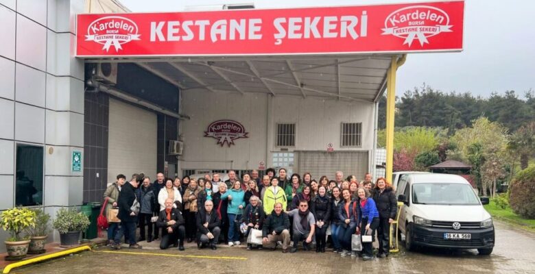 Görükle MTAL Öğrencileri Kardelen Kestane Şekeri Üretimini Yerinde Gözlemledi