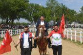 Osmangazi’de geleneksel rahvan at koşusu coşkusu