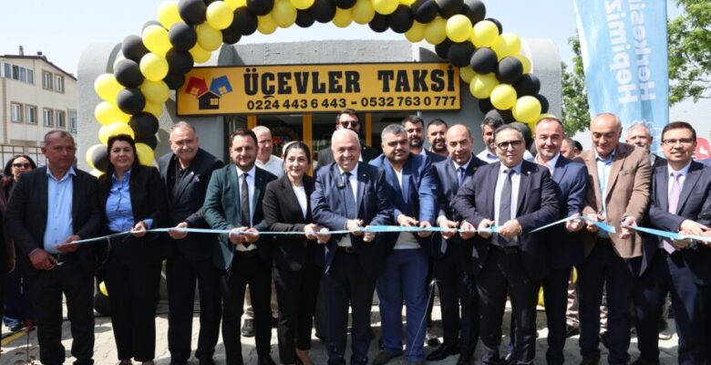 Üçevler’de modern taksi durağı hizmete açıldı