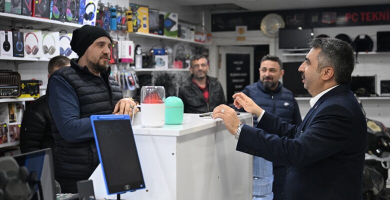 BAŞKAN OKTAY YILMAZ, KOMŞU ZİYARETİNDE