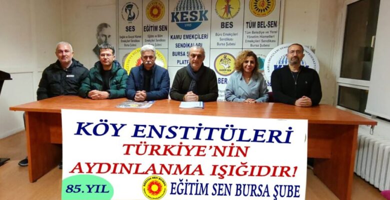 TÜRKİYE’NİN AYDINLANMA IŞIĞI OLAN KÖY ENSTİTÜLERİ’NİN  85. KURULUŞ YILDÖNÜMÜNÜ KUTLUYORUZ!
