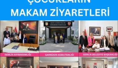 Öğrencilerden Protokole Ziyaret