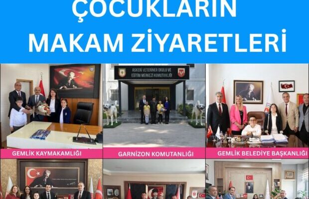Öğrencilerden Protokole Ziyaret