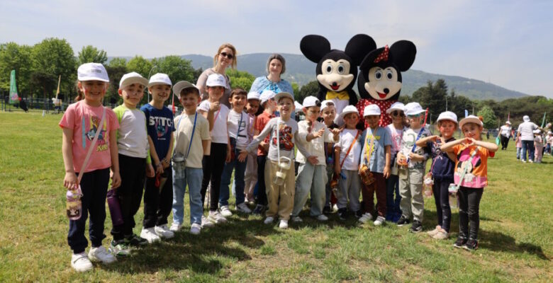 Bursa Uluslararası Spor Festivali’nde çocuklar doyasıya eğlendi