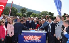 Atatürk Spor Salonu’nun temeli törenle atıldı
