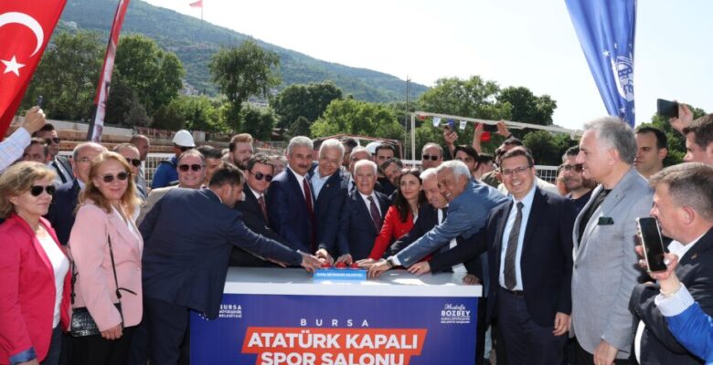 Atatürk Spor Salonu’nun temeli törenle atıldı