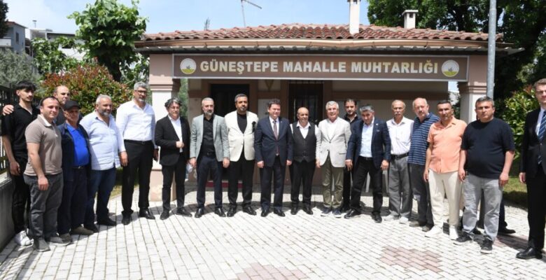 Başkan Erkan Aydın Güneştepe sakinleriyle bir araya geldi