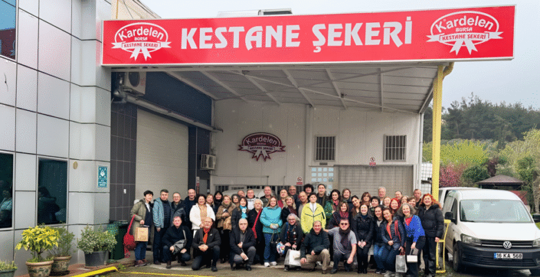 AÜTF 87’lilerden  Kardelen Kestane Şekeri üretim tesisine özel ziyaret