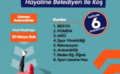 İNEGÖL BELEDİYESİ’NDEN GENÇLERE DESTEK: “HAYALİNE BELEDİYEN İLE KOŞ”