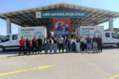 Öğrenciler kapı kapı dolaşılarak halka çevre bilinci kazandırıyor