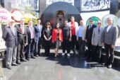 MİMARLAR ODASI BURSA ŞUBESİ ATATÜRK ANITI’NA ÇELENK KOYDU…