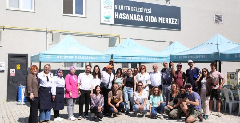 Fransa’dan gelip Nilüfer’in sağlıklı gıda politikalarını incelediler