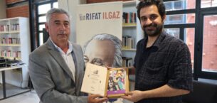 Genç oyuncu, öğrencilere “Hababam Sınıfı”nı okudu
