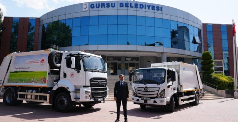 Gürsu’ya Çevre Bakanlığı’ndan Hibe Araç Desteği