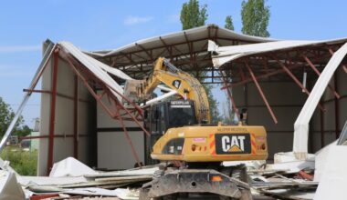 Nilüfer’de iki kaçak fabrika yerle bir edildi