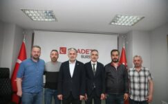 Çıraklık Mağdurları Saadeti Ziyaret Etti.