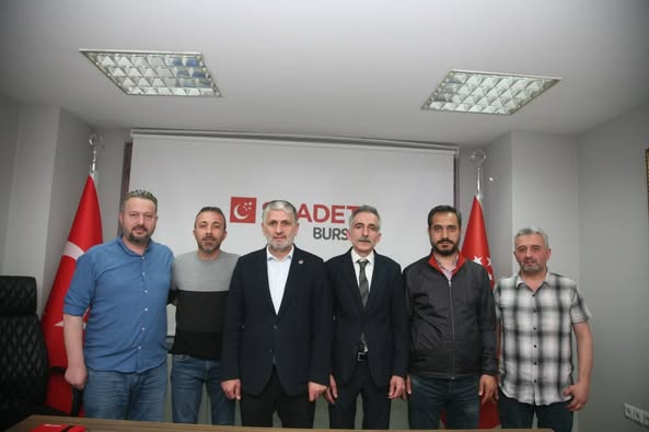 Çıraklık Mağdurları Saadeti Ziyaret Etti.