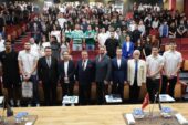 Bursaspor Basketbol Başkanı Sezgin  Mudanya Üniversitesi’nde öğrencilerle buluştu