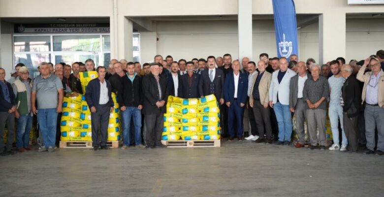 Yenişehir Belediyesi’nden çiftçiye tarihi destek…