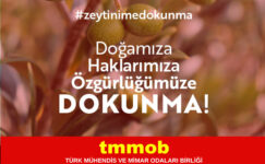 TMMOB Bursa İl Koordinasyon Kurulu; “Maden Kanunu Teklifine Hayır” dedi.